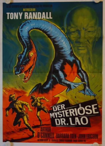 Der mysteriöse Dr. Lao originales deutsches Filmplakat